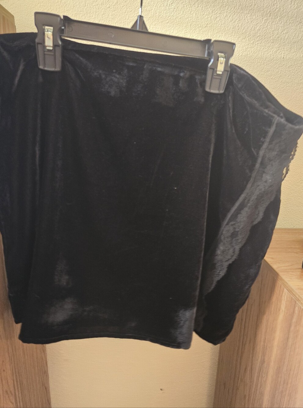 Nasty Gal Velvet Skirt